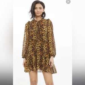 Generation Love Janelle Dress in Wild Leopard
